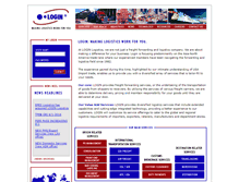 Tablet Screenshot of loginlogistics.com